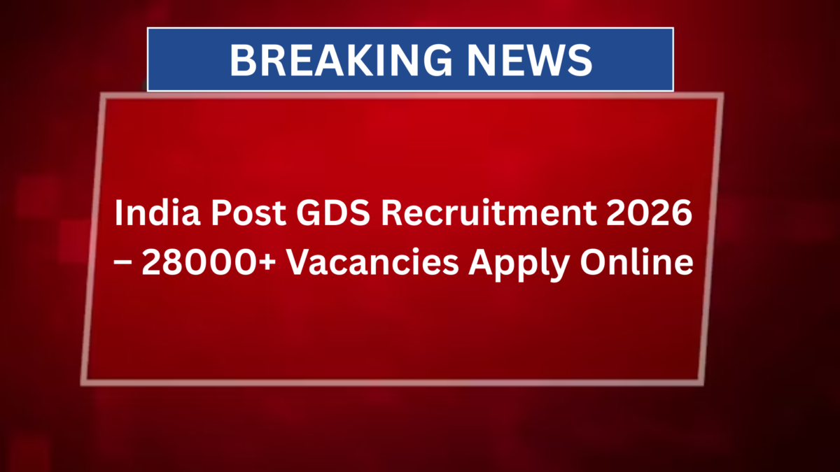 India Post GDS Recruitment 2026