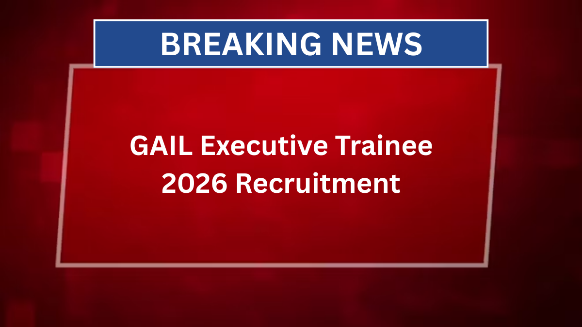 gail executive trainee