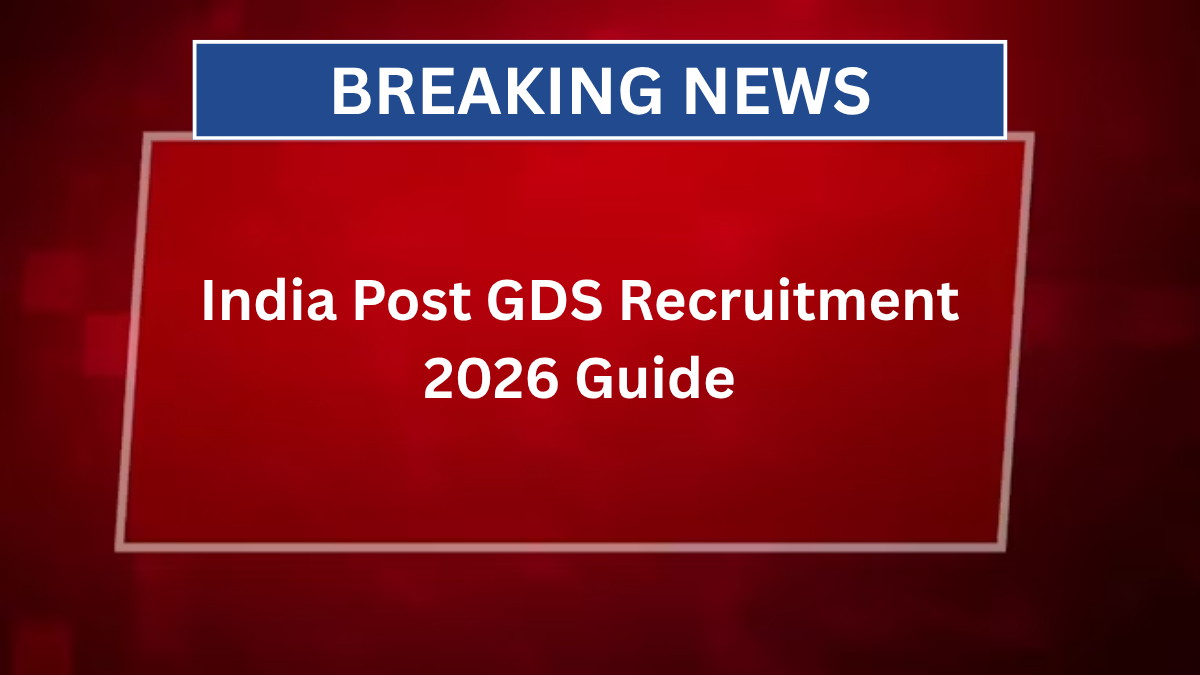 India Post GDS Recruitment 2026